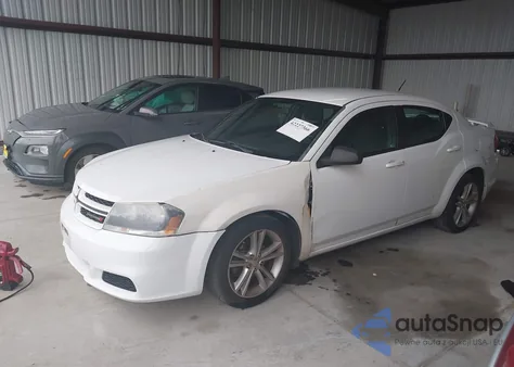 2014 Dodge Avenger Se из США, поврежденный, VIN 1C3CDZAB2EN184104